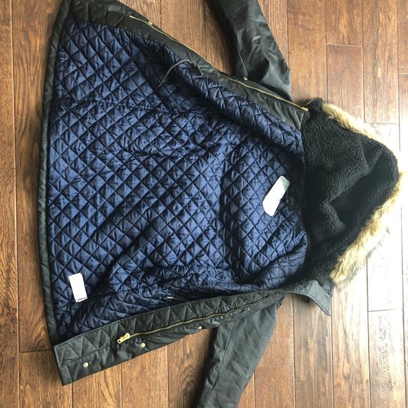 J Crew Womens Winter Parka Jacket Coat Primaloft - Picture 8 of 8